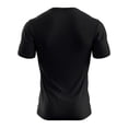 thumbnail image 2 of Men's Beaver Chainsaw Print T-Shirt, Casual Crew Neck Short Sleeve Tee, Regular Fit Top, Geometric Pattern, Slight Stretch, 2 of 4