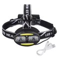 thumbnail image 1 of Linterna frontal LED COB T6 nocturna para exteriores, reflector de inducción, accesorio ajustable para la cabeza, 1 of 12