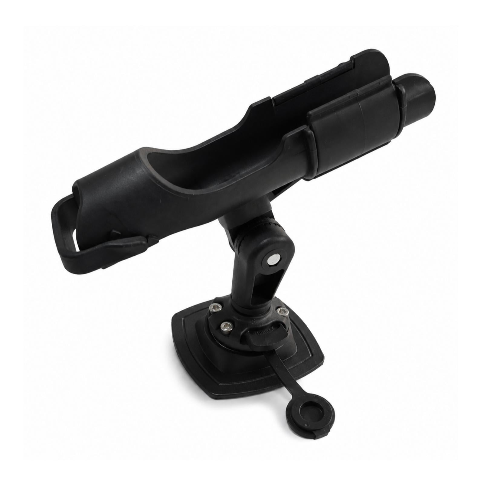 QccHieUs Fishing Rod Holder Adjustable Rod Holder with Swivel Base Universal Mounting Kit