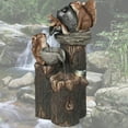 thumbnail image 6 of Travelwant Water Fountains Outdoor, Squirrel/Duck Pressure Water Outdoor Fountain Statue, Cascading Freestanding Garden Decor Fountain Statue, Animals Airy Garden Figurines, 6 of 7
