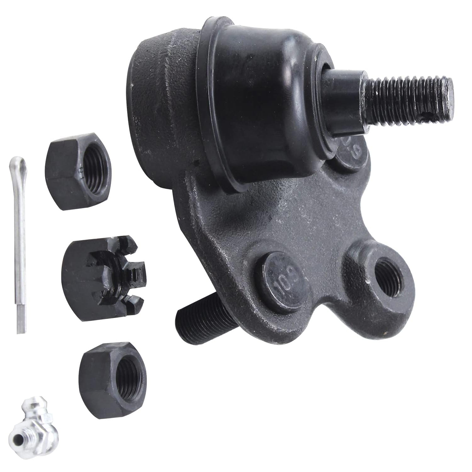 Detroit Axle - Front Lower Ball Joints for 2006-2011 Honda Civic, CSX 2007 2008 2009 2010 2 Lower Ball Joints Pair Replacement
