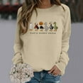 thumbnail image 3 of Spooky Season Halloween Sweatshirts for Women 2025 Crewneck Funny Goose Ghost Graphic Sweatshirt Pullover Tops, 3 of 6