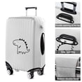thumbnail image 5 of Stretch Luggage Cover XL(29-32in)– Elastic Travel Suitcase Protector with Handle Openings & Bottom Closure, Washable Polyester Spandex Cover for 18"-32" Suitcases, S/M/L/XL Size, 5 of 6