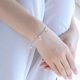 thumbnail image 1 of 50 diseños de plata 925 original 20 cm linda pulsera para mujer joyería de moda accesorios coreanos Gao Jiahui unisex, 1 of 2