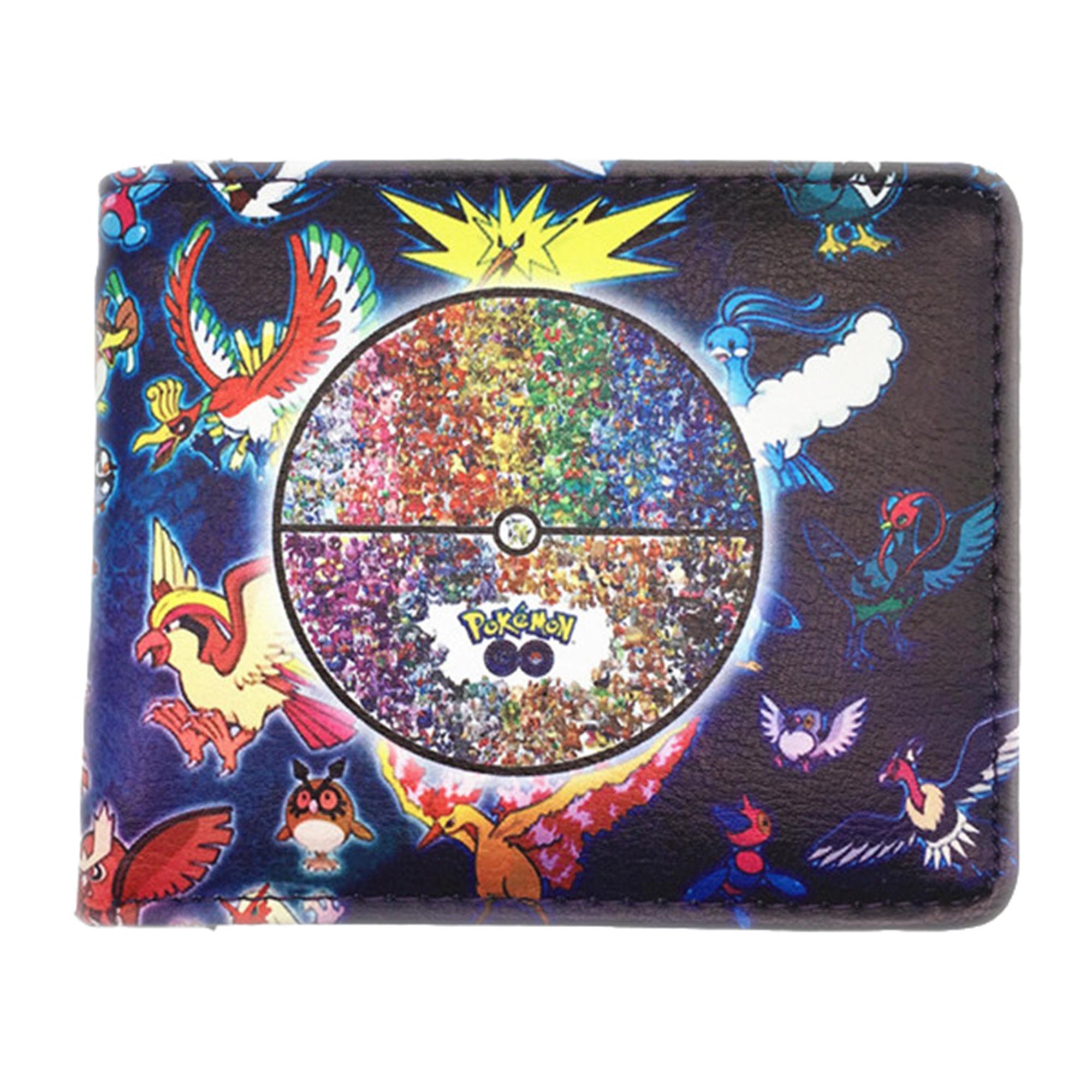 Anime Pokemon Bird Type Mens Boys Wallet w/Gift box By Superheroes