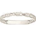 thumbnail image 3 of Sterling Silver Polished Engraveable Anchor Link Id Bracelet (7 X 7) Made In India qid141-7, 3 of 5