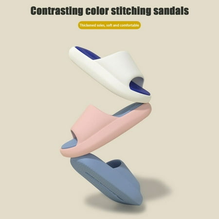 

2022 Summer Cloud Pillow Slides Sandals House Women Platform Spa Shower Shoes Men Soft Colorful Sole Indoor Home Cute Slippers