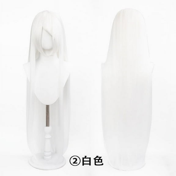 Firefly Hope 40" (100cm) Long Straight Synthetic Wig, For Party & Daily Use，White