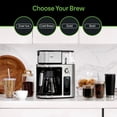 thumbnail image 4 of Braun MultiServe Plus Cafetera de goteo sin cápsulas de 10 tazas, 7 tamaños de preparación/elaboración fría y caliente, acero inoxidable KF9270SI, 4 of 5