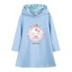 thumbnail image 4 of Vestido con capucha de longitud media para niños de Hello Kitty, vestido de manga larga con estampado de dibujos animados para niñas, ropa para niños, falda acampanada de estilo occidental, 4 of 5