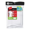thumbnail image 4 of Playera Hanes Red Label para Hombre, 3 Piezas Blanco Talla CH, 4 of 4