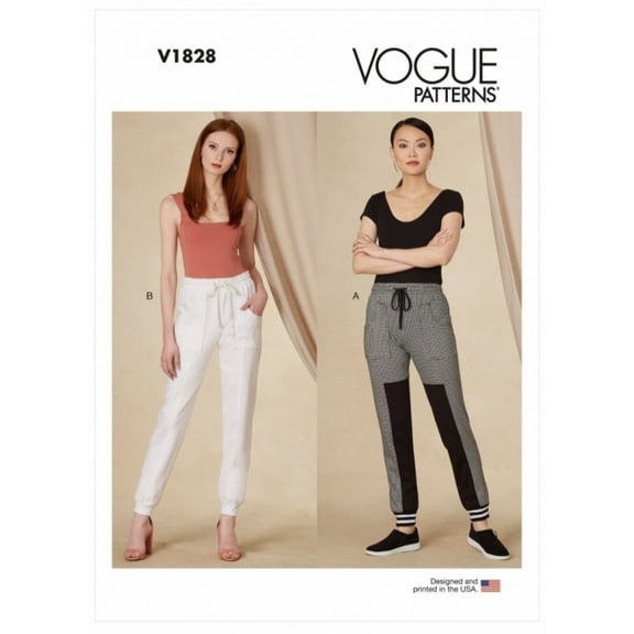 Vogue Sewing Pattern 1828 Trousers A (XS-S-M-L-XL-XXL)