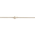 thumbnail image 4 of 14k Rose Gold 16 Inch .7mm Cable Rope Chain Necklace Pendant Charm Carded, 4 of 10