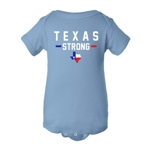 Texas Strong Map USA Survivor 2017 DT Infant Baby Rib Bodysuit