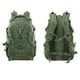 thumbnail image 2 of Mochila militar táctica de alta capacidad, bolsa de hombro doble con cinturón de cadera, resistente al agua, mochila para senderismo y escalada al aire libre, mochila militar de camuflaje, color verde, 2 of 8