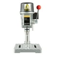 thumbnail image 4 of Mini Benchtop Drill Press 340W, 3-Speed (0-14100 RPM) All-Copper Motor, 1-10mm Chuck for Iron/Wood/Acrylic, Compact Portable Drill Press with Adjustable Height for DIY & Workshop, 4 of 18
