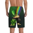 thumbnail image 4 of Lsque St. Patrick's Day4 Mens Sleep Pajama Shorts,Short Pajama Pants, Cotton Ultra-Soft Knit-Small, 4 of 9