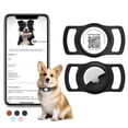 thumbnail image 1 of PawView AirTag Soporte para collar de perro, soporte inteligente para AirTag con código QR para gatos y perros, fundas protectoras para AirTag para mascotas - Alerta de escaneo | Ubicación instantánea, 1 of 5