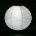 thumbnail image 1 of PaperLanternStore.com Lanterne en Papier Côtelé Premium Ligne Fine Blanche 24 Pouces, Extra Robuste, 1 of 4