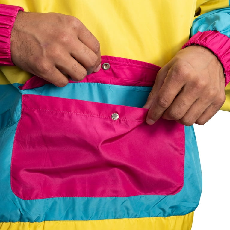 Retro Windbreaker Jacket Lightweight 80s & 90s Colorful