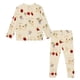 thumbnail image 1 of KS Kids Pjs 2023 Nueva Navidad Snowy Rabbit Pig Pijamas para niñas pequeñas Conjunto de 2 piezas Ropa de dormir de algodón Tamaño 18 meses-10 años, 1 of 4