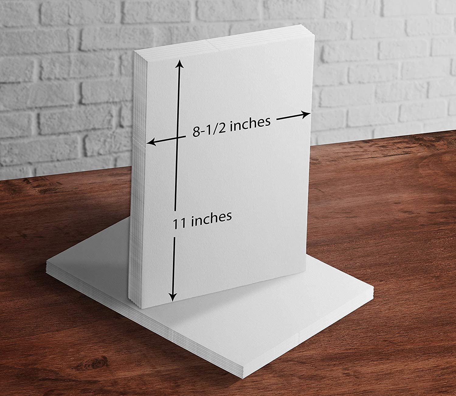Superfine Printing White Card Stock, Smooth Finish, Bright White, 8.5in x 11in, 50 Sheets