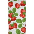thumbnail image 7 of SKYSONIC Strawberry Soft Hand Towels set of 2, Absorbent Bath Towel Decorative Fingertip Towels for Bathroom Hotel,14.4 x 28.3 inch, 7 of 7