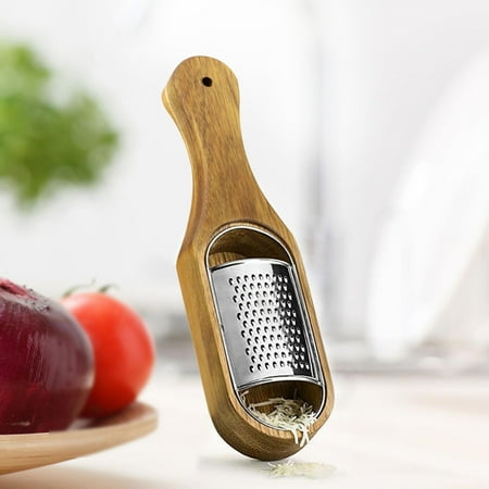 

Shaver On Clearance Under 3.00 Cheese Grater with Container StainlessSteel Cheese Shredder with Wooden Handle Shredder Grater Box Kitchen Handheld Cheese Spoon Grater for Cheese Lemon Chocolate