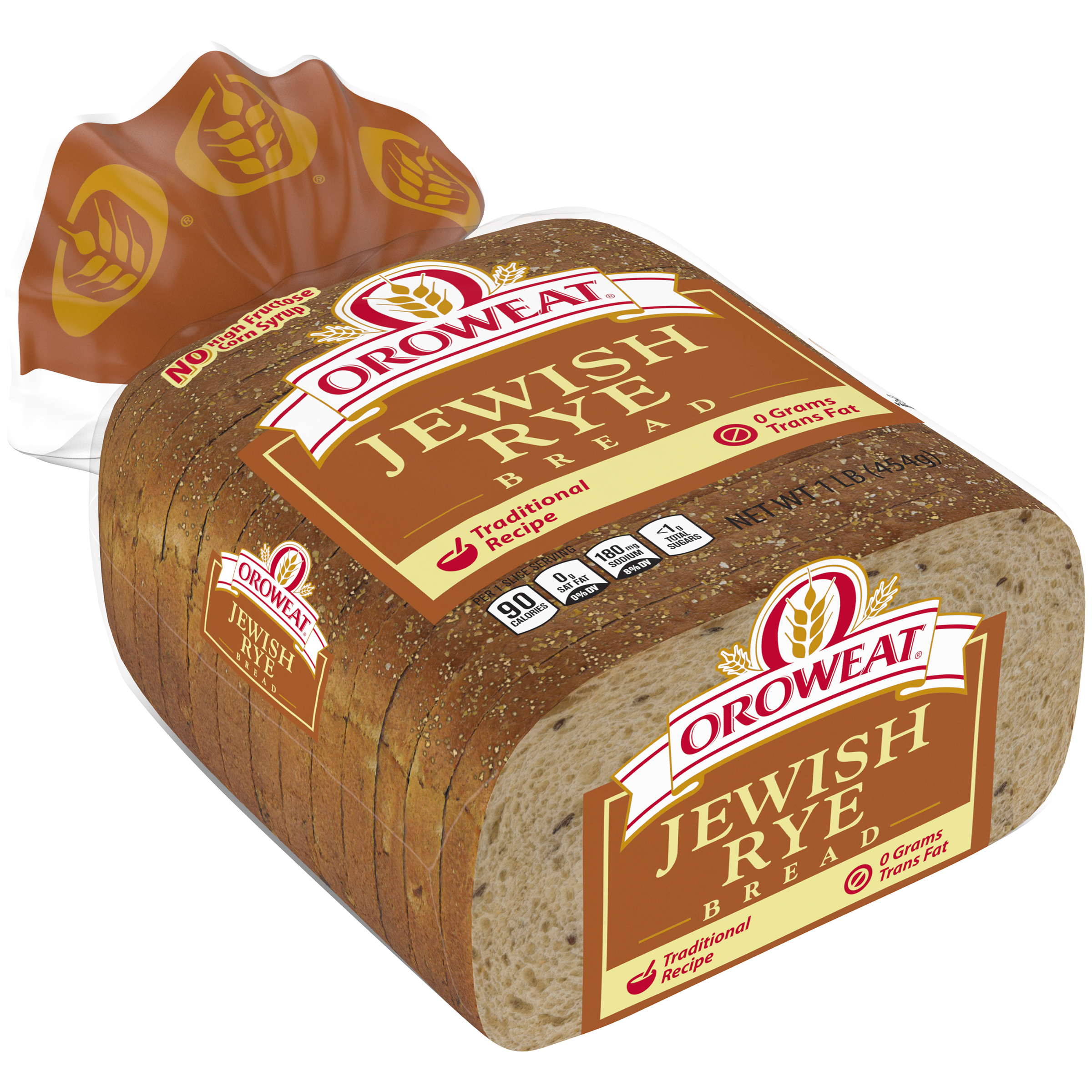 Oroweat Jewish Rye Bread 16 Oz Walmart Com Walmart Com