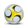 thumbnail image 2 of Advancent Fútbol cosido a máquina para escuela secundaria, equipo para adultos y niños, pelota de competición, patio de recreo, pelotas de Deportes y aire libre Amarillo, 2 of 6