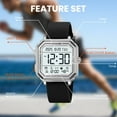thumbnail image 6 of SKMEI Mens Digital Watch Sports Waterproof Outdoor Large Face Military Watches for Men with Stopwatch LED Back Ligh Alarm, 6 of 9
