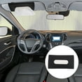 thumbnail image 6 of FONDOTIN Black PU Car Visor Tissue Holder Hanging Napkin Dispenser Practical Car Storage Organizer, 6 of 8