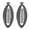 Gray, variant on Set of Two Navy 3.5 inch Mini Banana Clip Hair Clincher for Adult Females