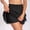 Black women elastic waist shorts skirt a1, variant on Women Elastic Waist Flowy Mini Shorts Skirt Casual Summer Party A-Line Skirt Shorts Beach Lounge Wear, White S