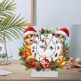 thumbnail image 4 of Reloj Adornos Colgantes Artesanía Acrílico Forma Especial Navidad Cardenal La Sala Estar, 4 of 9