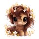 thumbnail image 1 of 5D DIY completo redondo taladro diamante pintura flor animal kit decoración del hogar arte arte, 1 of 9