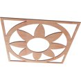 thumbnail image 2 of 26"OD x 9"ID x 1/4"T Blume Wood Fretwork Pierced Ceiling Medallion, Cherry, 2 of 3