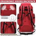 thumbnail image 5 of 70L Tactical Military-Style Hiking Backpack – Water-Resistant, Lightweight, with Padded Straps and 5 Compartments, 5 of 8