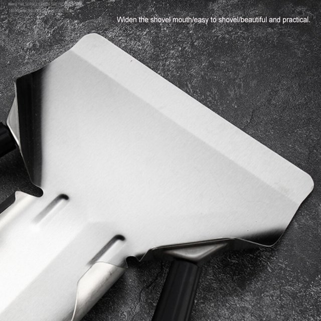serony Fries Shovel Kitchen Gadget Popcorn Scoop Stainless Steel Rustproof Fine Workmanship Compact Size Household Accessories Single Handle