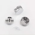 thumbnail image 3 of 10 Pieces Zinc Alloy Glass Clips Mirror Clips Holder for 4-6mm Glass Clamp (Including Accessories), 3 of 5