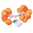 thumbnail image 2 of Navideñas - Linterna de Decoración Interior Y Exterior con Pilas en apariencia de para / Hogar / Habitación / / Naranja 300cm, 2 of 8