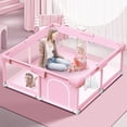 thumbnail image 1 of Baby Playpen Jaobeem Pink Little Princess 127 x 127 cm para interiores y exteriores, 1 of 7