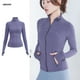 thumbnail image 4 of Chamarra Deportiva Para Mujer De Yoga Ligera Slim Fit Full Zip Track Jacket Para Navidad Y Día De Acción De Gracias Regalo, 4 of 4