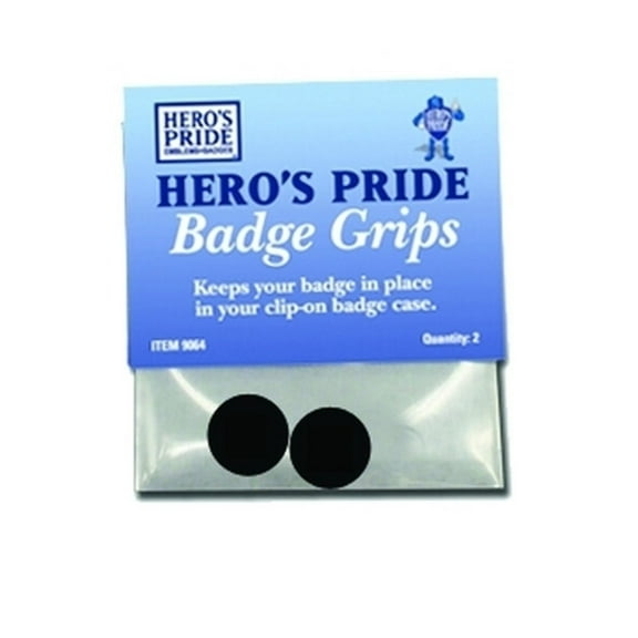 Badge Grips, Set of 2, Black