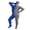 Blue, variant on Spandex Full Body Zentai Unitard, Men's and Women's Halloween Cosplay Costume Jumpsuit, Stretchy One-Piece Bodysuit, Beige XL