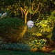 thumbnail image 4 of Lámpara solar para patio | Luz solar floral oscilante negra con LED de colores y blancos | Decoración colgante para jardín y balcón que se activa con el viento | Iluminación solar exterior resist, 4 of 5