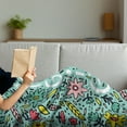 thumbnail image 3 of Saying Soft Flannel Fleece Throw Blanket, You Got It Girl Feminism Slogan and Sayings Typography Floral, Cozy Plush for Indoor and Outdoor Use, 70" x 90", Seafoam Pale Pink, by Ambesonne, 3 of 5