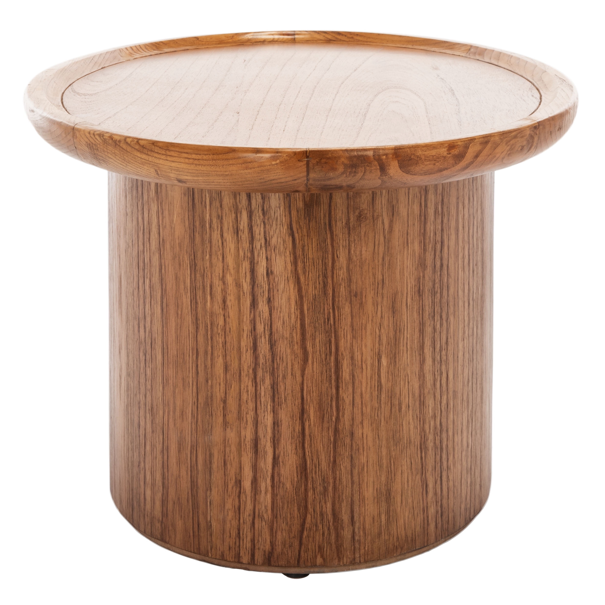 SAFAVIEH Flyte Rustic Wood Oval Coffee Table, Natural