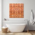 thumbnail image 3 of Boho Orange Wall Art Painting on Canvas, Country Style Bohemian Floral Retro Tribal Canvas Art Home Prints Wall Art Framed Modern Artwork for Living Room Bedroom Wall Decor 8x8in, 3 of 9