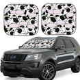 thumbnail image 1 of Fotbe Cute Animal with Cow Juego de 2 Piezas de Parasoles para Parabrisas | Bloqueador Solar para Auto | Accesorios Plegables para Protección Solar Interior-Large, 1 of 6